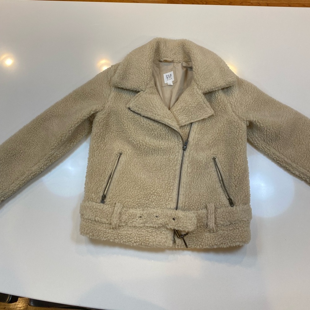 GAP Kids Sherpa Moto Jacket